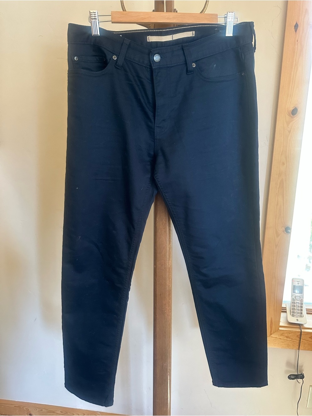 Banana Republic Men's Navy Slim Chinos